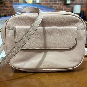 Fossil Pink Crossbody Bag